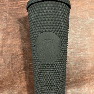 Black Studded Starbucks Tumbler